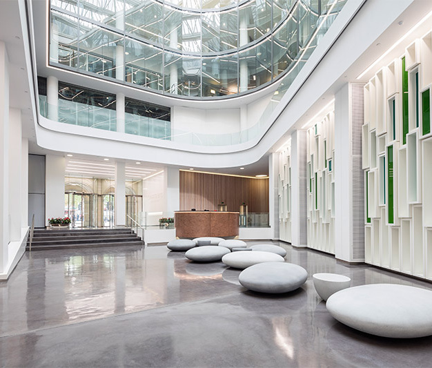 Reception at Strand, Base Offices in London