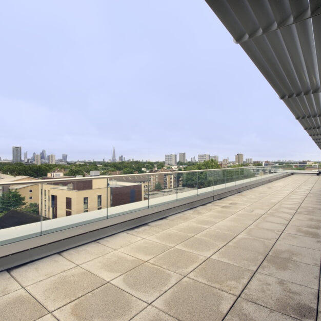 Roof terrace - Pell Street, Workspace Group Plc, Surrey Quays