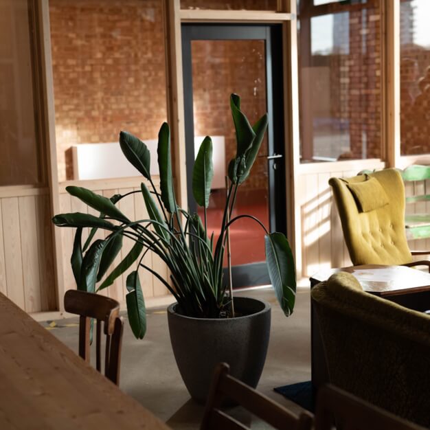 A breakout area in Throwley Way, Oru Space Ltd, Sutton
