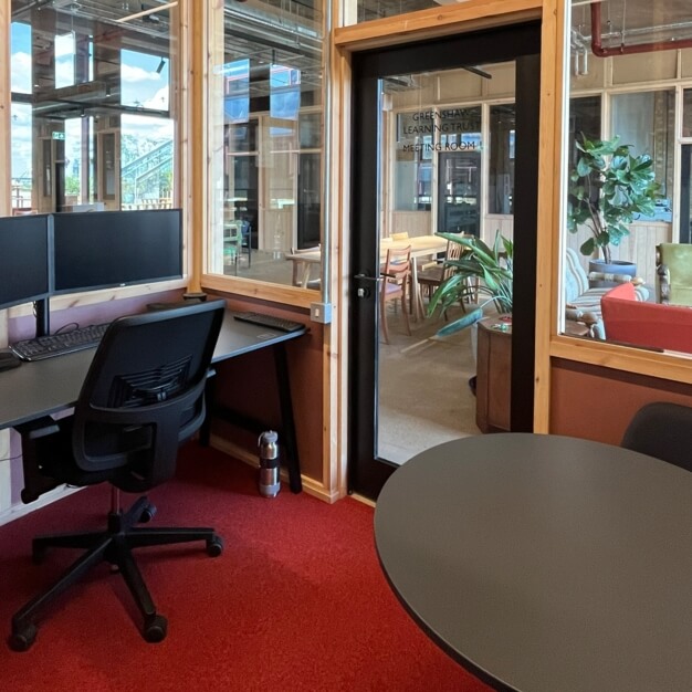 Dedicated workspace on Throwley Way, Oru Space Ltd, Sutton