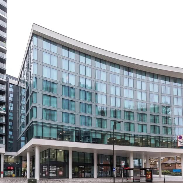 The building at Sutton Plaza, Regus in Sutton