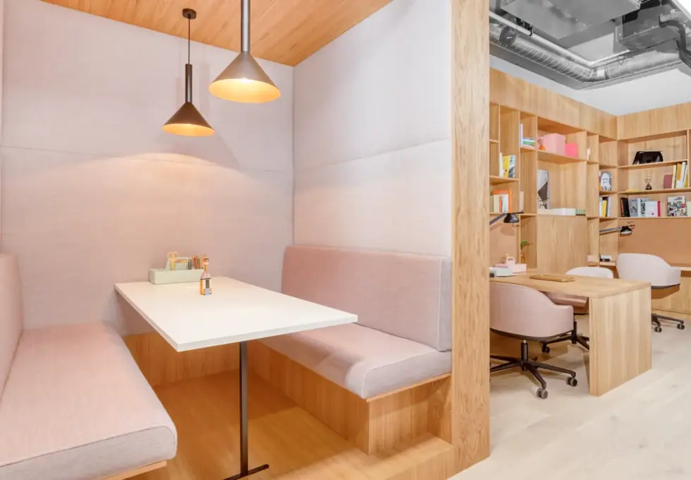 The communal space at Sutton Plaza, Regus in Sutton