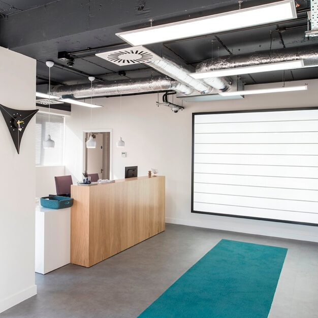 Reception area at The Causeway, Regus in Teddington