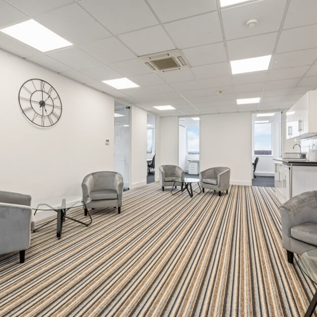A breakout area in Bridge Lane, London and Hampstead Serviced Offices Ltd, Temple Fortune