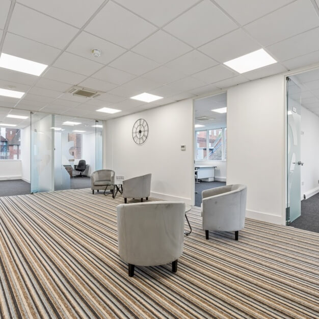 Breakout area at Bridge Lane, London and Hampstead Serviced Offices Ltd in Temple Fortune