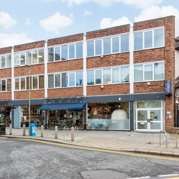 Building outside at Bridge Lane, London and Hampstead Serviced Offices Ltd, Temple Fortune