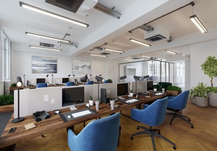Dedicated workspace in Tottenham Court Road, London - Kitt Technology Limited