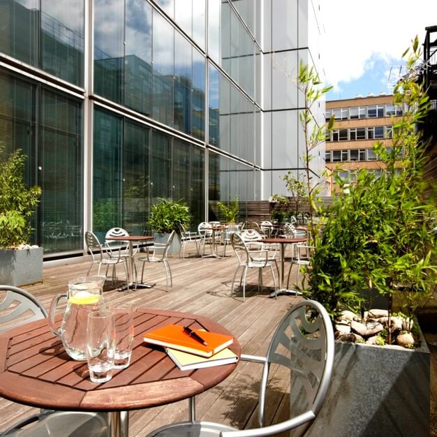 Outdoor space at Tottenham Court Road, Regus in Tottenham Court Road