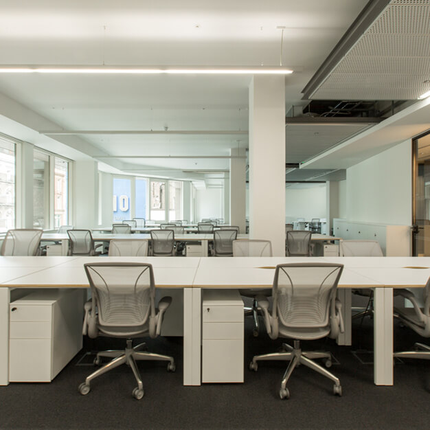 Private workspace, Stephen Street, FORA in Tottenham Court Road