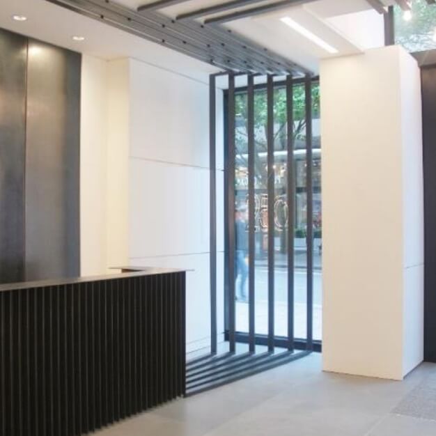Reception area at Tottenham Court Road, Kitt Technology Limited in Tottenham Court Road