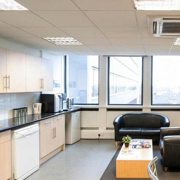Kitchenette at London Road, Regus in Twickenham