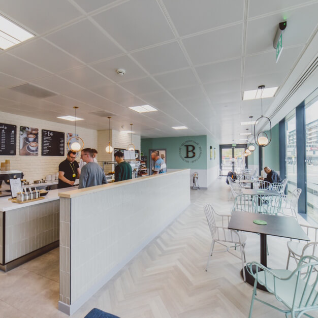 Café area at Belmont Road, Orega, Uxbridge