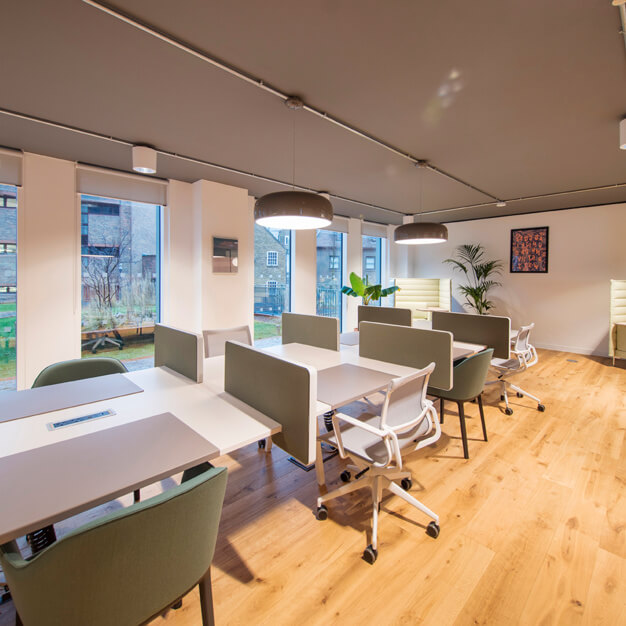 The communal space at Charter Place, Regus in Uxbridge