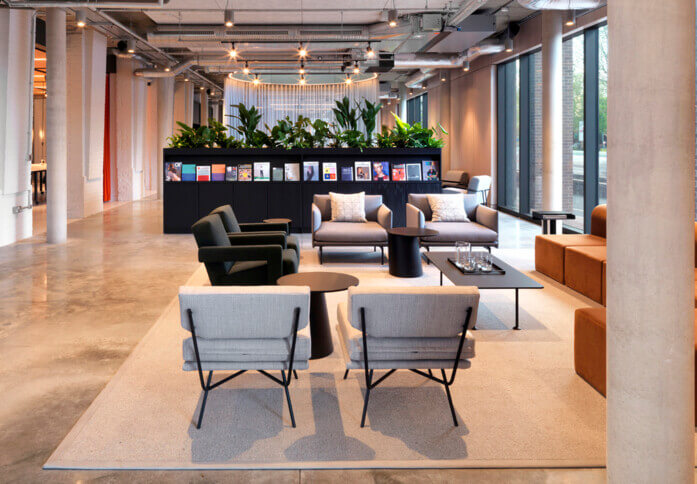 A breakout area in Albert Embankment, FORA, Vauxhall