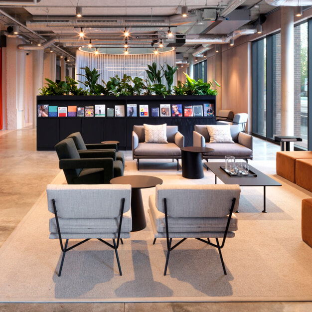 A breakout area in Albert Embankment, FORA, Vauxhall