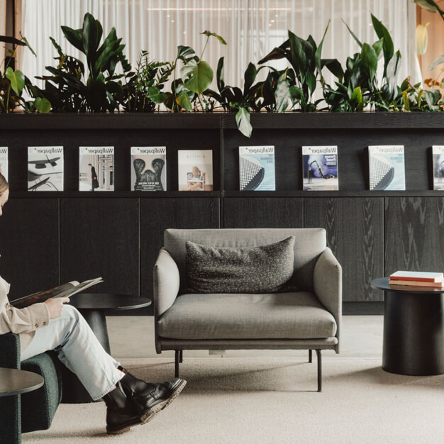 Breakout area at Albert Embankment, FORA in Vauxhall
