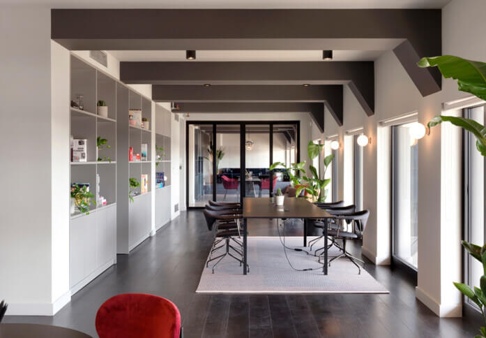 The meeting room at Albert Embankment, FORA in Vauxhall