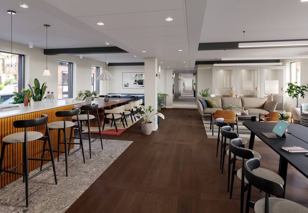 A breakout area in 5 Eccleston Street, The Arterial Group Ltd, Victoria