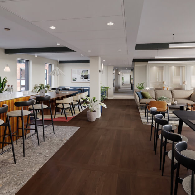 A breakout area in 5 Eccleston Street, The Arterial Group Ltd, Victoria