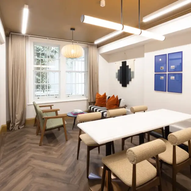 A breakout area in Buckingham Palace Road, The Arterial Group Ltd, Victoria