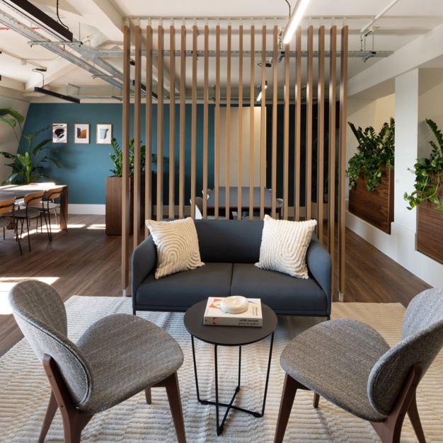 A breakout area in Grosvenor Gardens, The Arterial Group Ltd, Victoria