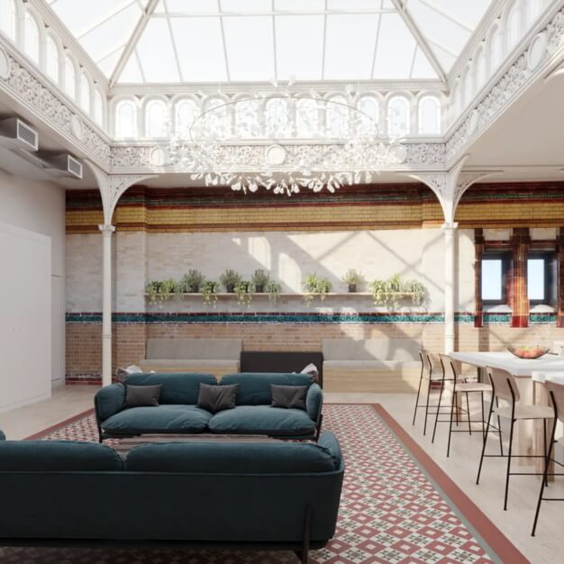 Breakout area at Greencoat Place, FORA in Victoria