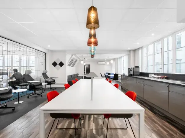 Breakout area at Grosvenor Gardens, Regus in Victoria