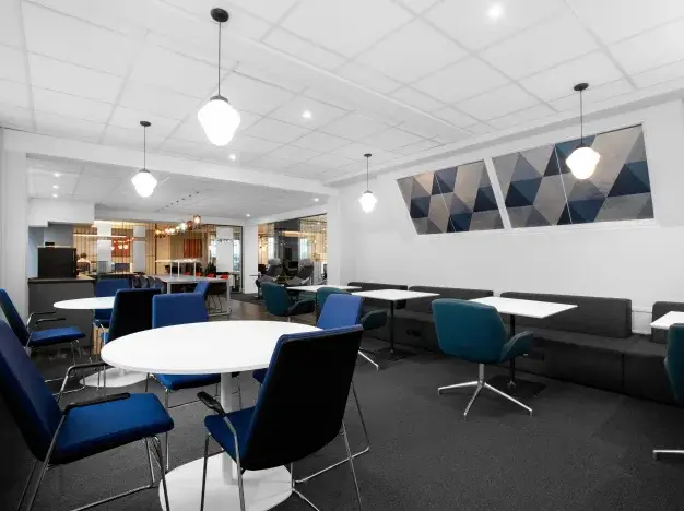 Breakout space in Grosvenor Gardens, Regus (Victoria)