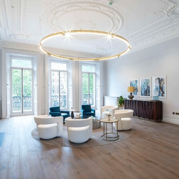Breakout space, which is dedicated, in Grosvenor Gardens, Workpad (Victoria)