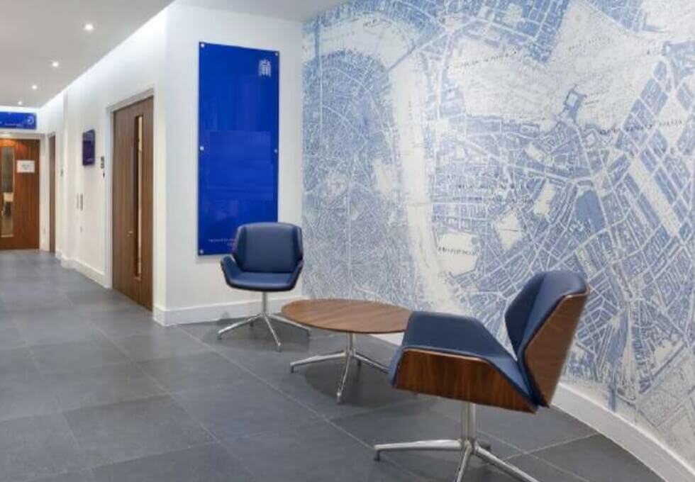 Client Breakout space - Castle Lane, Workspace Group Plc in Victoria
