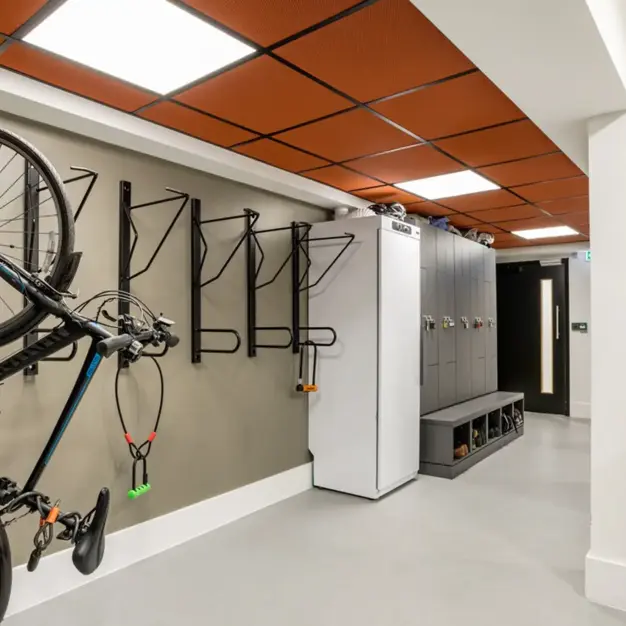 Cycle storage at Buckingham Palace Road, Hubflow Ltd, Victoria