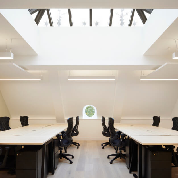 Dedicated workspace at Grosvenor Gardens, X and Why Ltd, Victoria