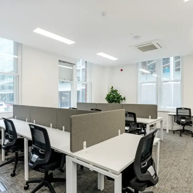 Dedicated workspace, Buckingham Palace Road, Hubflow Ltd in Victoria