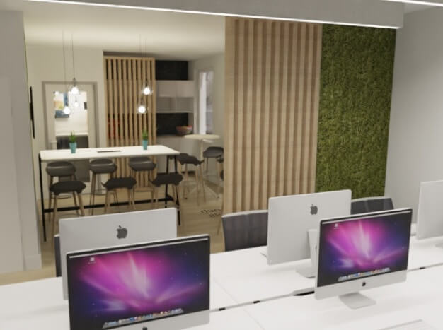 Dedicated workspace in Grosvenor Gardens, Hubflow Ltd, Victoria