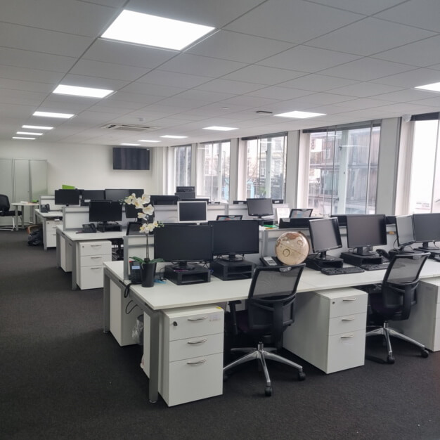 Dedicated workspace in Vauxhall Bridge Road, Venaglass Haymarket Ltd, Victoria