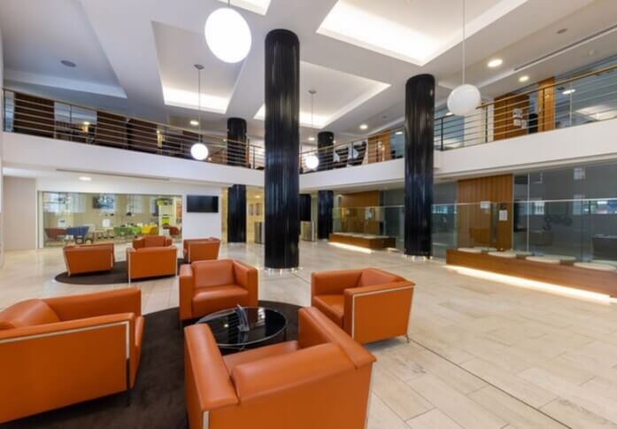 Foyer area in Buckingham Palace Road, Workpad, Victoria