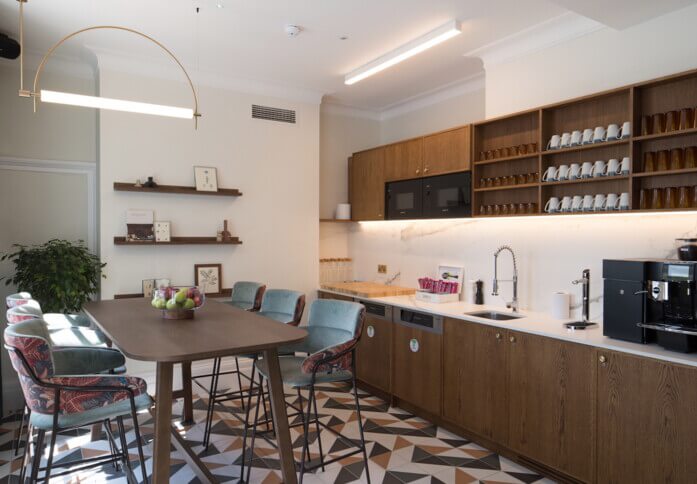 Kitchen area in Buckingham Palace Road, The Arterial Group Ltd (Victoria)