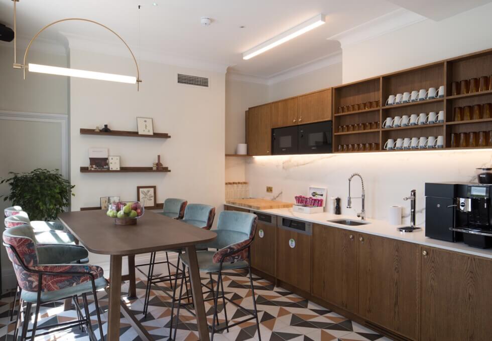 Kitchen area in Buckingham Palace Road, The Arterial Group Ltd (Victoria)