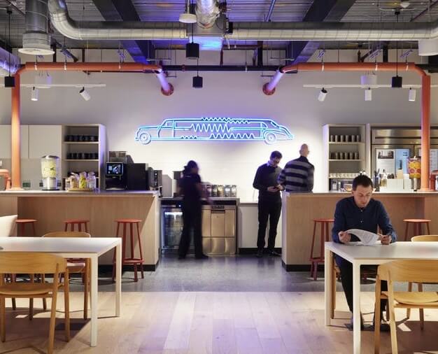 Kitchenette at Buckingham Palace Road, WeWork in Victoria