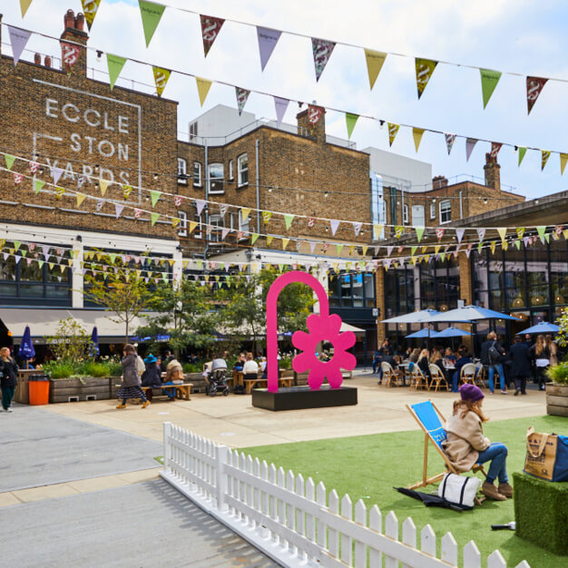 Outdoor area at Eccleston Place, The Arterial Group Ltd in Victoria