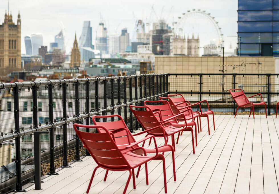 Outdoor space at Eccleston Square, FORA (Victoria)