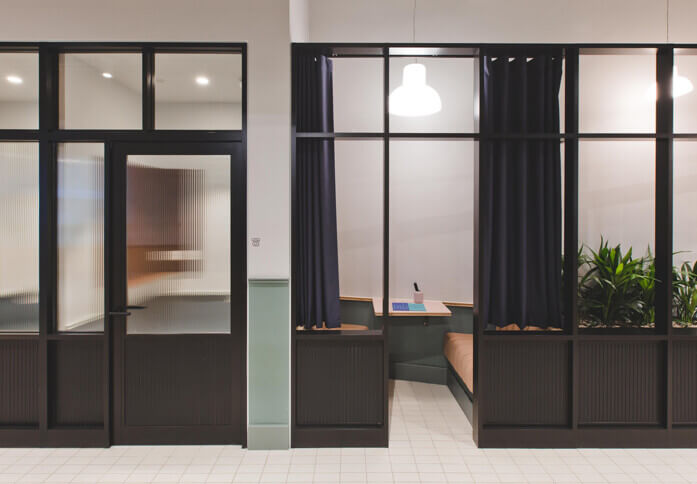 Phone booth at Eccleston Square, FORA in Victoria