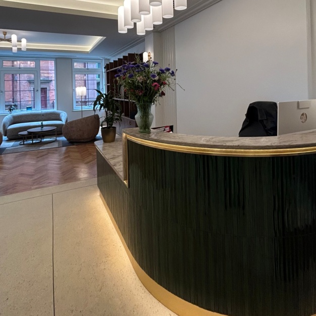 Reception area at Caxton Street, Imoxis Limited in Victoria
