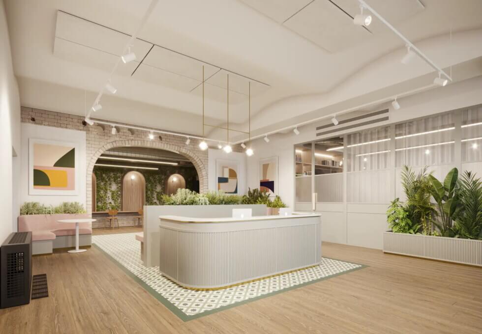Reception at Greencoat Place, FORA in Victoria