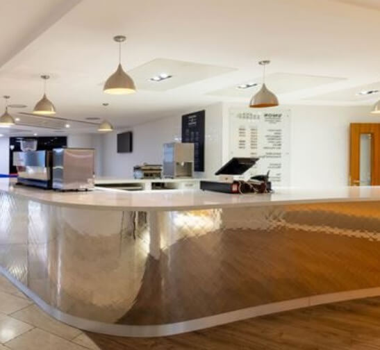 Reception in Buckingham Palace Road, Workpad, Victoria