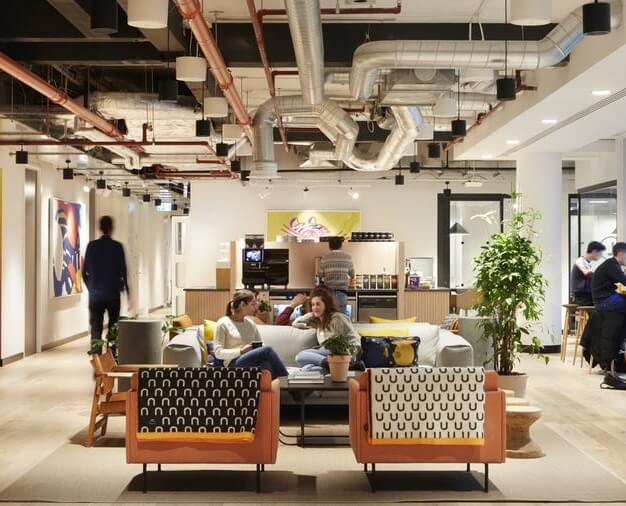 The Breakout area - Buckingham Palace Road, WeWork (Victoria)