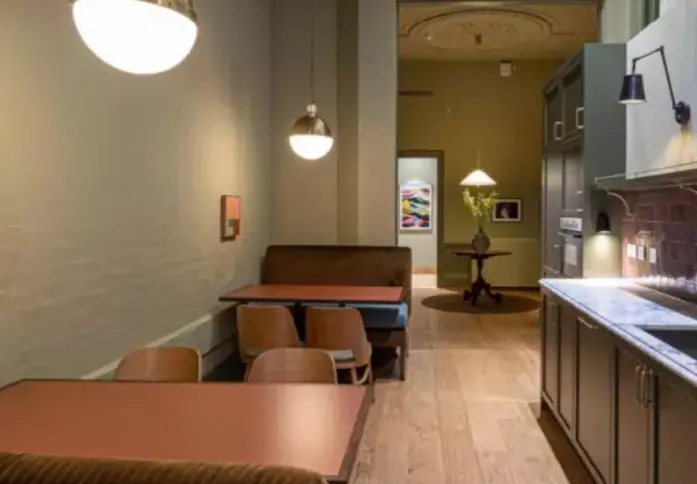 The dedicated kitchen at Grosvenor Gardens, KNIGHT FRANK in Victoria