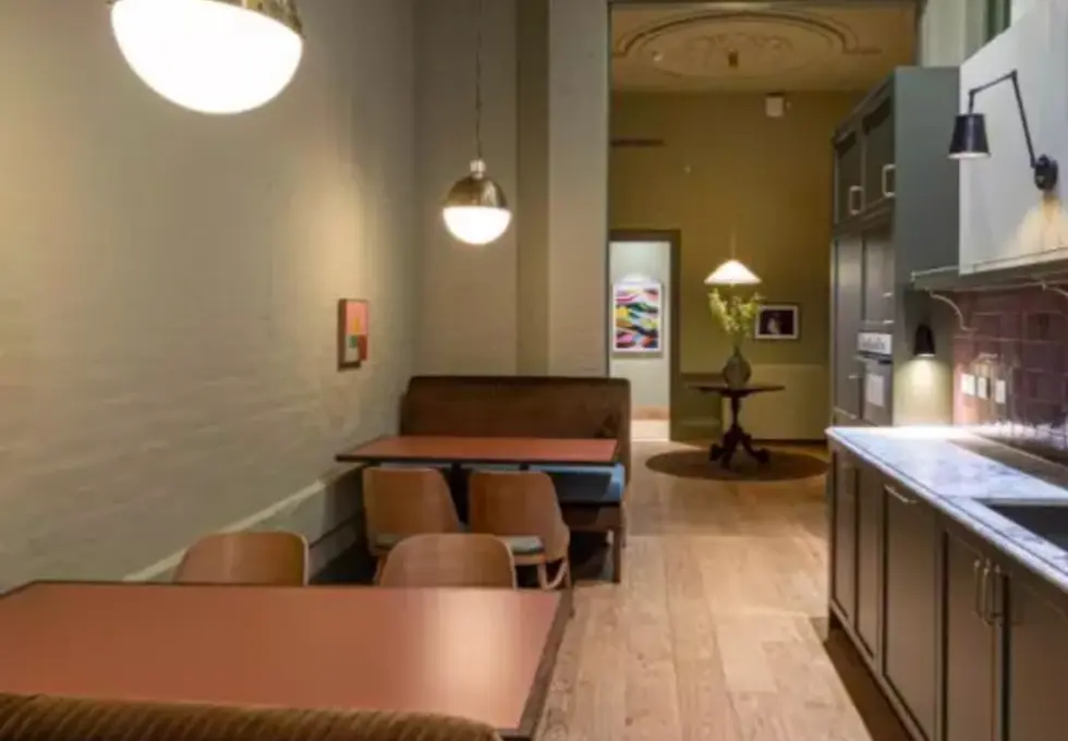 The dedicated kitchen at Grosvenor Gardens, KNIGHT FRANK in Victoria