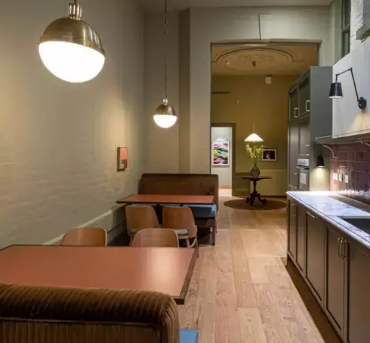 The dedicated kitchen at Grosvenor Gardens, KNIGHT FRANK in Victoria