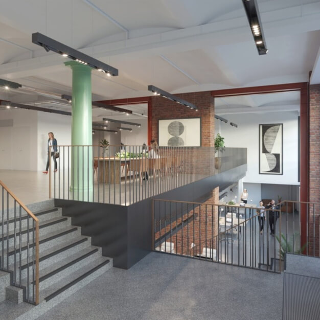 The foyer at Greencoat Place, FORA (Victoria)